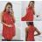 Women's Long Chiffon Short Sleeve Dress (S/M ONE SIZE) ITALIAN FASHION IMWGS231048