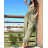 Women's Sleeveless Long Shirt Overall (S/M ONE SIZE) ITALIAN FASHION IMPMD2410656