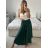Women's Summer Long Harem Pants (42/44/46 ONE SIZE) ITALIAN FASHION IM424361 dark pink S / M