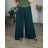 Women's wide summer maxi pants (56/58) ITALIAN FASHION IMSM24021 emerald green 56/58