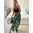 Women's long harem pants (UNI SM) ITALIAN FASHION IMM20178 -   dark green -   S / M