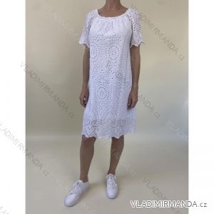 Women's Lace Short Sleeve Dress (UNI S-M) ITALIAN FASHION IMD20028