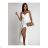 Women's Plus Size (42-46) Long Elegant Party Sleeveless Dress POLISH FASHION PMLBC23265-10 -   white -   S / M