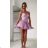 Women's Summer Elegant Sleeveless Dress (S/M ONE SIZE) ITALIAN FASHION IMPGM232688 S / M purple