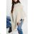 Women's warm turtleneck poncho (L / XL ONE SIZE) ITALIAN FASHION IMWD217126