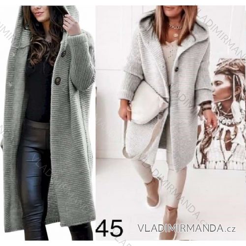 Women's Long Sleeve Cardigan (S/M ONE SIZE) ITALIAN FASHION IMWKK232891