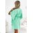 287-31 SOFIA Women's butterfly dress with a tie at the waist - mint