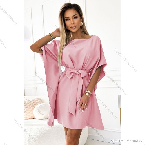 287-32 SOFIA Butterfly dress - dirty pink