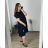 Women's Long Summer Short Sleeve Dress (S/M ONE SIZE) ITALIAN FASHION IMC23300