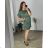 Women's sleeveless summer dress (UNI SL) ITALIAN FASHION IMK201505107 56/58 green khaki