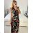 Women's Elegant Icecool Sleeveless Long Dress (M/L, XL/XXL) AINUOSI ITALIAN FASHION IMB2322-22 M / L black