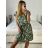 Women's icecool sleeveless summer dress (M/L, XL/2XL) AINUOSI ITALIAN FASHION IMB23XJ-1110 -   green -   3xl / 4xl