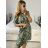 Women's icecool sleeveless summer dress (M/L, XL/2XL) AINUOSI ITALIAN FASHION IMB23XJ-1110 -   green -   3xl / 4xl