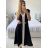 Women's long elegant strapless dress (S/M ONE SIZE) ITALIAN FASHION IMPES24LENA5