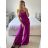 Women's Long Elegant Strapless Jumpsuit (S/M ONE SIZE) ITALIAN FASHION IMWKK23919/DUR