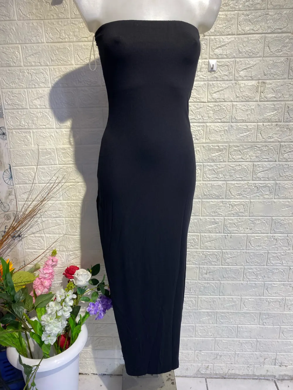 Women's Summer Elegant Sleeveless Dress (S/M ONE SIZE) ITALIAN FASHION IMPGM232688