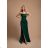 Women's Long Elegant Party Long Sleeve Dress (S-XL) FRENCH FASHION FMPEL23CECILE dark green M