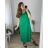 Women's sleeveless summer dress (UNI SL) ITALIAN FASHION IMK201505107 50/52 green