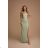 Women's Long Elegant Party Long Sleeve Dress (S-XL) FRENCH FASHION FMPEL23CECILE light green S