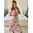 Elegant Long Sleeve Dress Women (S / M.ONE SIZE) ITALIAN FASHION IMM211302 S / M white