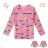 T-shirt with long sleeves children's girls girls (98-128) KUGO HL9309