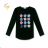 T-shirt long sleeve with sequins children adolescent girls (116-146) KUGO B3258