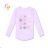 T-shirt long sleeve with sequins children adolescent girls (116-146) KUGO B3258