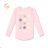 T-shirt long sleeve with sequins children adolescent girls (116-146) KUGO B3258