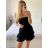 Women's Elegant Lace Sleeveless Dress (S/M ONE SIZE) ITALIAN FASHION IMWGS231829 -   black -   S / M