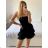 Women's Elegant Lace Sleeveless Dress (S/M ONE SIZE) ITALIAN FASHION IMWGS231829 -   black -   S / M