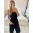 Women's Long Elegant Sleeveless Jumpsuit (S/M ONE SIZE) ITALIAN FASHION IMWGS231166