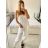 Women's Long Elegant Sleeveless Jumpsuit (S/M ONE SIZE) ITALIAN FASHION IMWGS231166