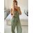 Women's Long Elegant Sleeveless Jumpsuit (S/M ONE SIZE) ITALIAN FASHION IMWGS231166