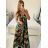 Long summer icecool strapless dress for women (M/L-XL/2XL) AINUOSI ITALIAN FASHION IMB23H02