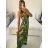 Long summer icecool strapless dress for women (M/L-XL/2XL) AINUOSI ITALIAN FASHION IMB23H02