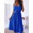 Women's long summer dress with straps (S/M ONE SIZE) ITALIAN FASHION IMD24194/DU