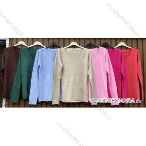 T-shirt elegant long sleeve women (S / M ONE SIZE) ITALIAN FASHION IMWK21008