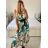 Women's summer icecool sleeveless long dress (S/M/L ONE SIZE) ITALIAN FASHION IMM22974