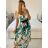 Women's summer icecool sleeveless long dress (S/M/L ONE SIZE) ITALIAN FASHION IMM22974