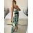 Women's summer icecool sleeveless long dress (S/M/L ONE SIZE) ITALIAN FASHION IMM22974