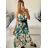 Women's summer icecool sleeveless long dress (S/M/L ONE SIZE) ITALIAN FASHION IMM22974