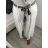 Women's Summer Pants (S/M/L) ITALIAN Fashion IMSM24008 -   white -   M / L