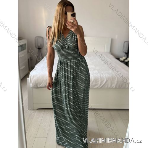 Women's Icecool Sleeveless Summer Dress (M/L, XL/2XL) AINUOSI ITALIAN FASHION IMB249079
