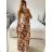 Women's Long Summer Strapless Dress (S/M ONE SIZE) INDIAN FASHION IMPEM23G37 -   pink -   S / M