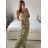 Women's Long Summer Strapless Dress (S/M ONE SIZE) INDIAN FASHION IMPEM23G37