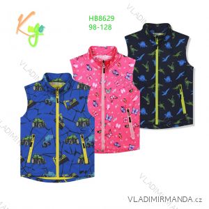 Vest baby girl and booze flap lining (98-128) KUGO B2108