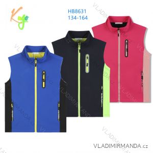 Outdoor fleece vest for girls and boys (134-164) KUGO K6552