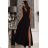 Women's strapless tulle party dress (S/M/L ONE SIZE) ITALIAN FASHION IM923001 black 40