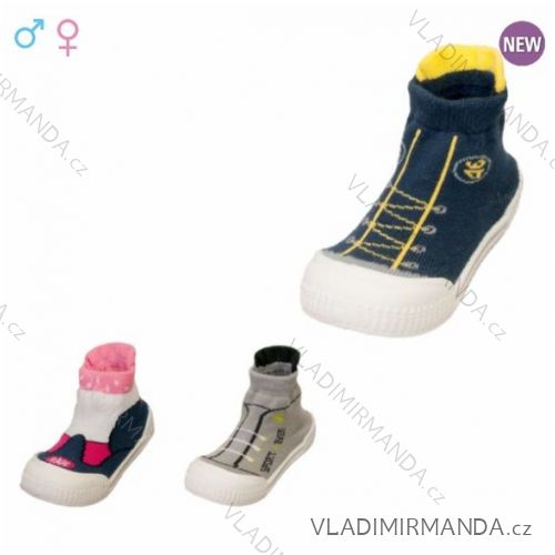 Socks with rubber outsole for baby boys and boys fleece (20-23) YO! OB-009
