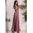 Women's strapless tulle party dress (S/M/L ONE SIZE) ITALIAN FASHION IM923001 vínová třešňová 44